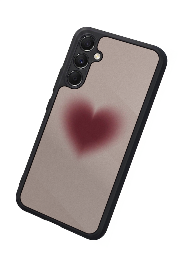 Samsung Galaxy M34 Uyumlu Kalp Love Tasarımlı Glossy Premium Kılıf