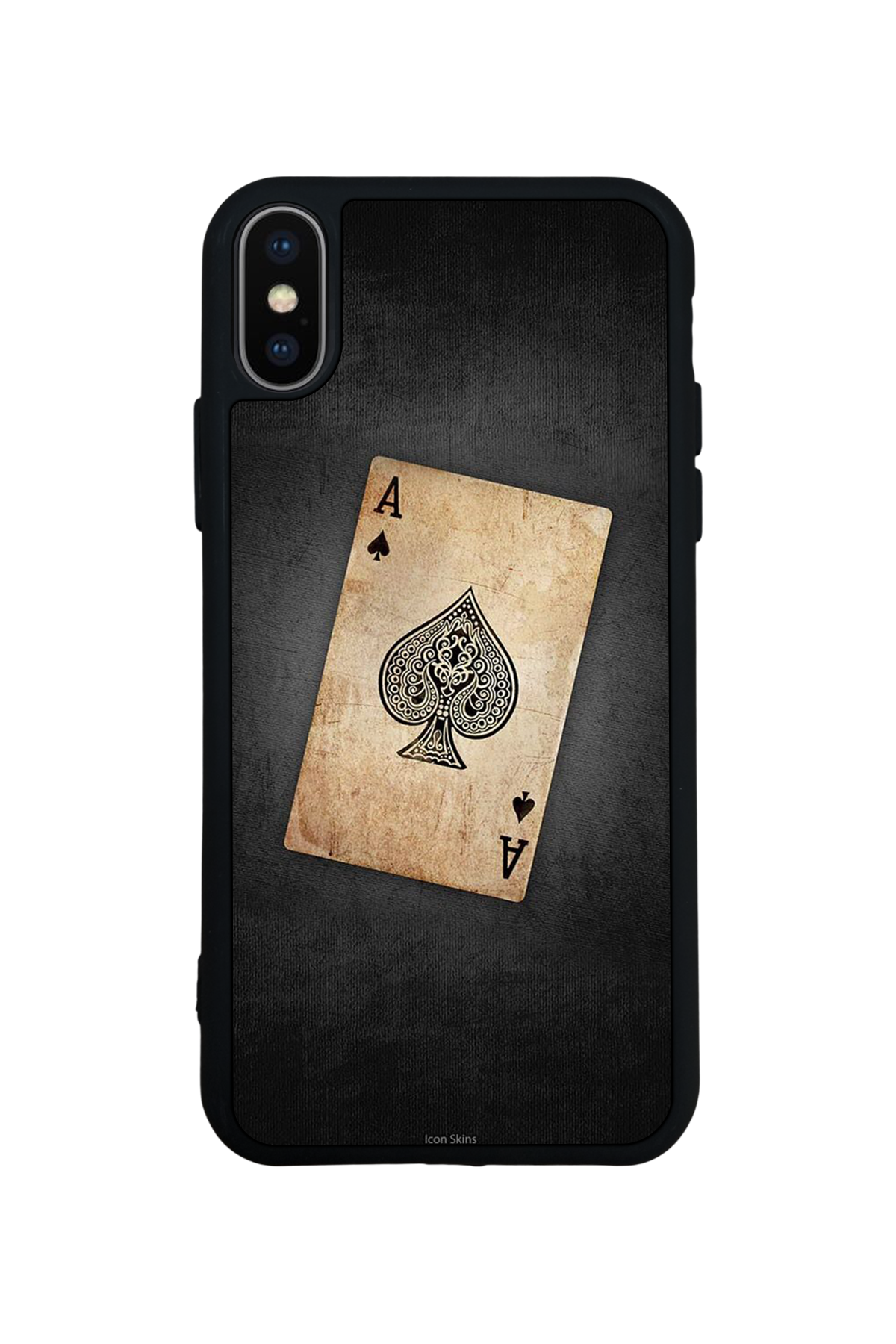iPhone X/ XS Uyumlu Kart Tasarımlı Glossy Premium Kılıf