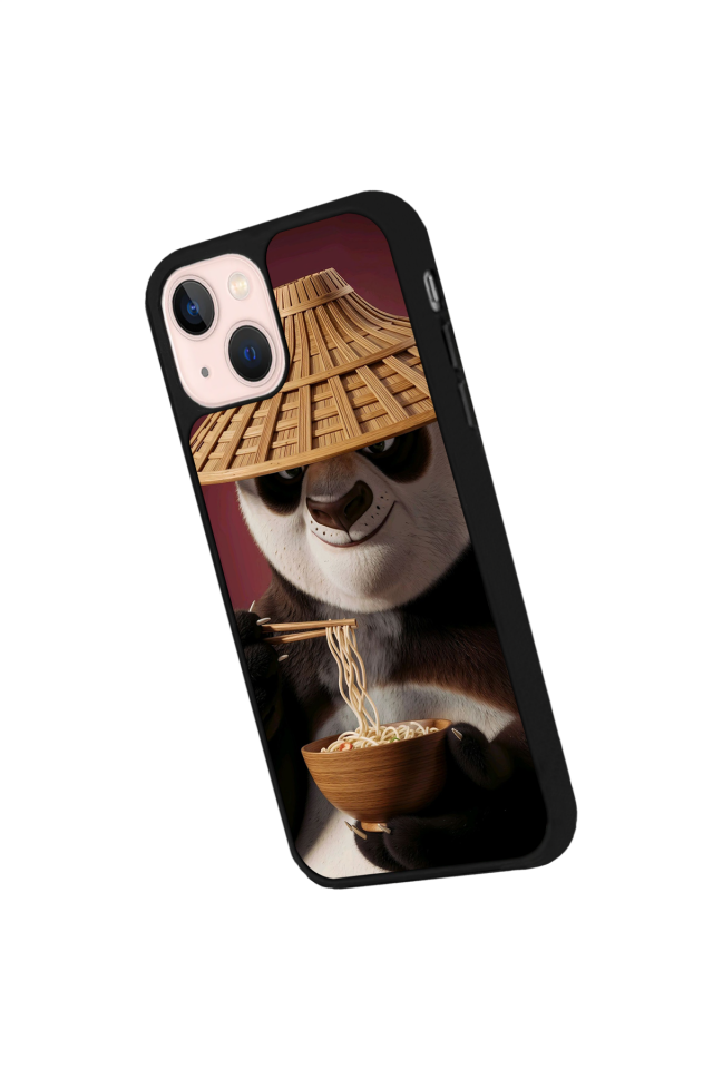 iPhone 14 Plus Uyumlu Kung Fu Panda Tasarımlı Glossy Premium Kılıf