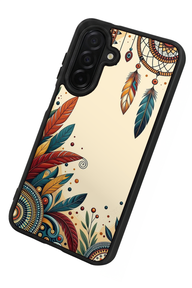 Samsung Galaxy A56 Uyumlu Mandala Tasarımlı Glossy Premium Kılıf