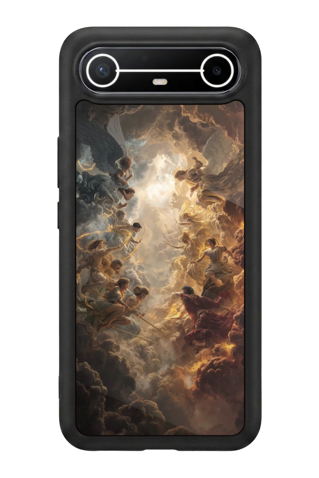 Tecno Spark Slim 5G Uyumlu Melek Tasarımlı Glossy Premium Kılıf