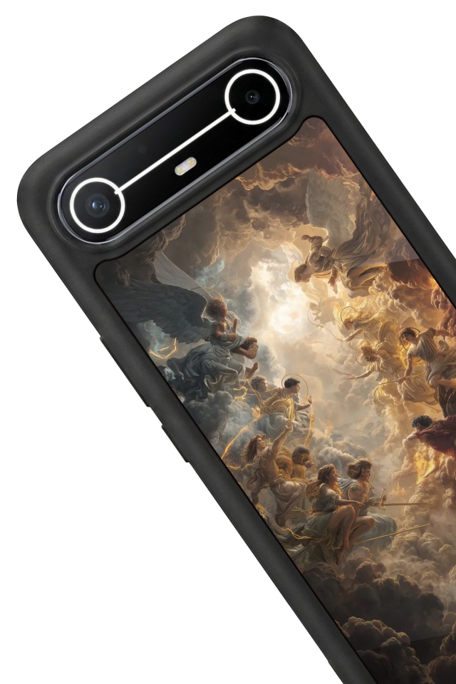 Tecno Spark Slim 5G Uyumlu Melek Tasarımlı Glossy Premium Kılıf