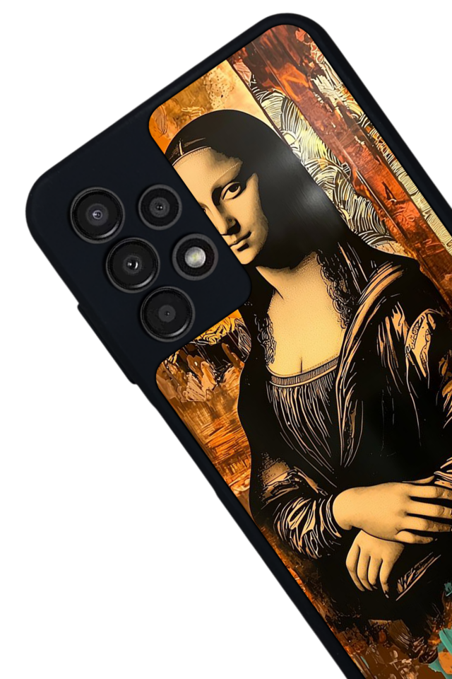 Samsung Galaxy A23 Uyumlu Monalisa Tasarımlı Glossy Premium Kılıf