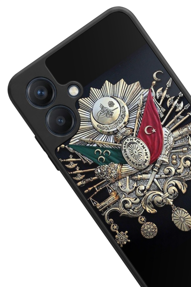 Samsung Galaxy A07 Uyumlu Osmanli Tugrasi Tasarımlı Glossy Premium Kılıf