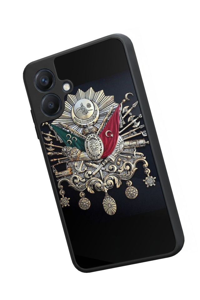 Samsung Galaxy A07 Uyumlu Osmanli Tugrasi Tasarımlı Glossy Premium Kılıf