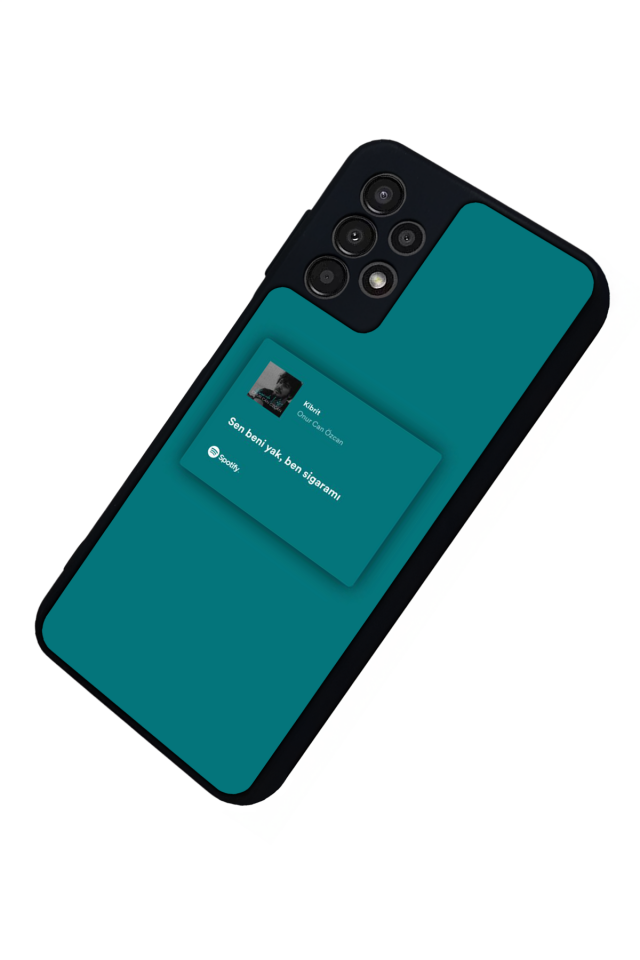 Samsung Galaxy A13 Uyumlu Sarki Sozleri Tasarımlı Glossy Premium Kılıf