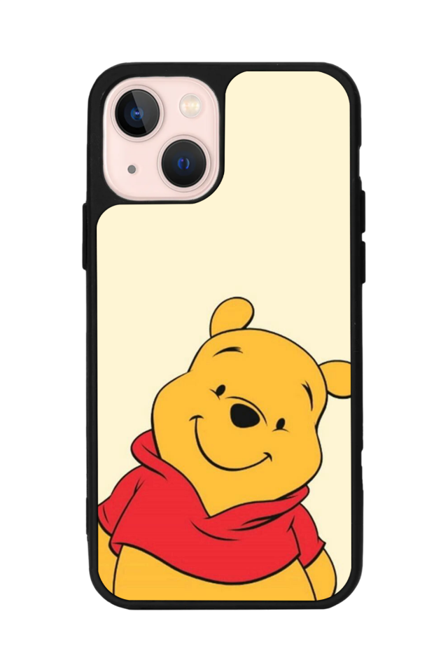 iPhone 13/14 Uyumlu Winnie Tasarımlı Glossy Premium Kılıf