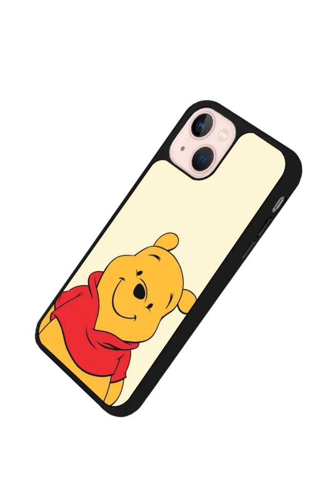iPhone 13/14 Uyumlu Winnie Tasarımlı Glossy Premium Kılıf