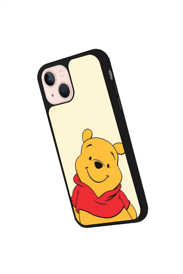 iPhone 13/14 Uyumlu Winnie Tasarımlı Glossy Premium Kılıf