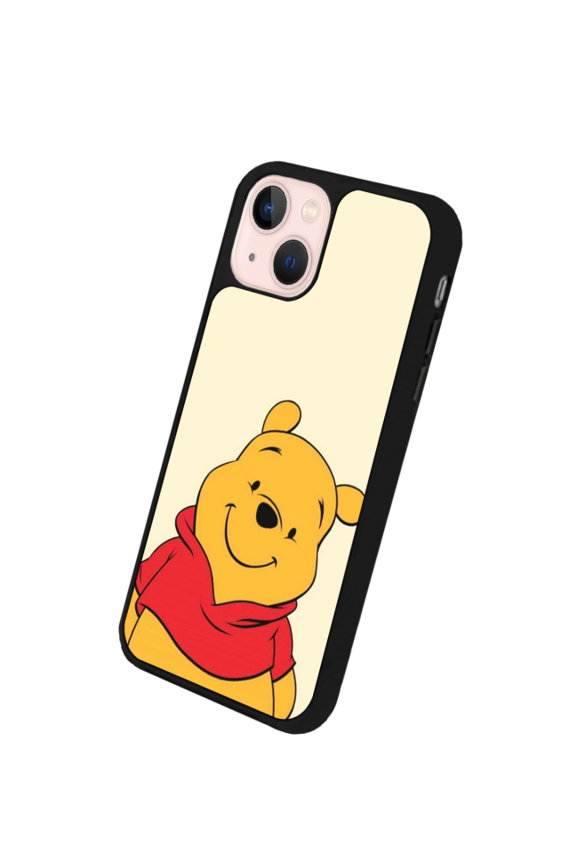 iPhone 13/14 Uyumlu Winnie Tasarımlı Glossy Premium Kılıf