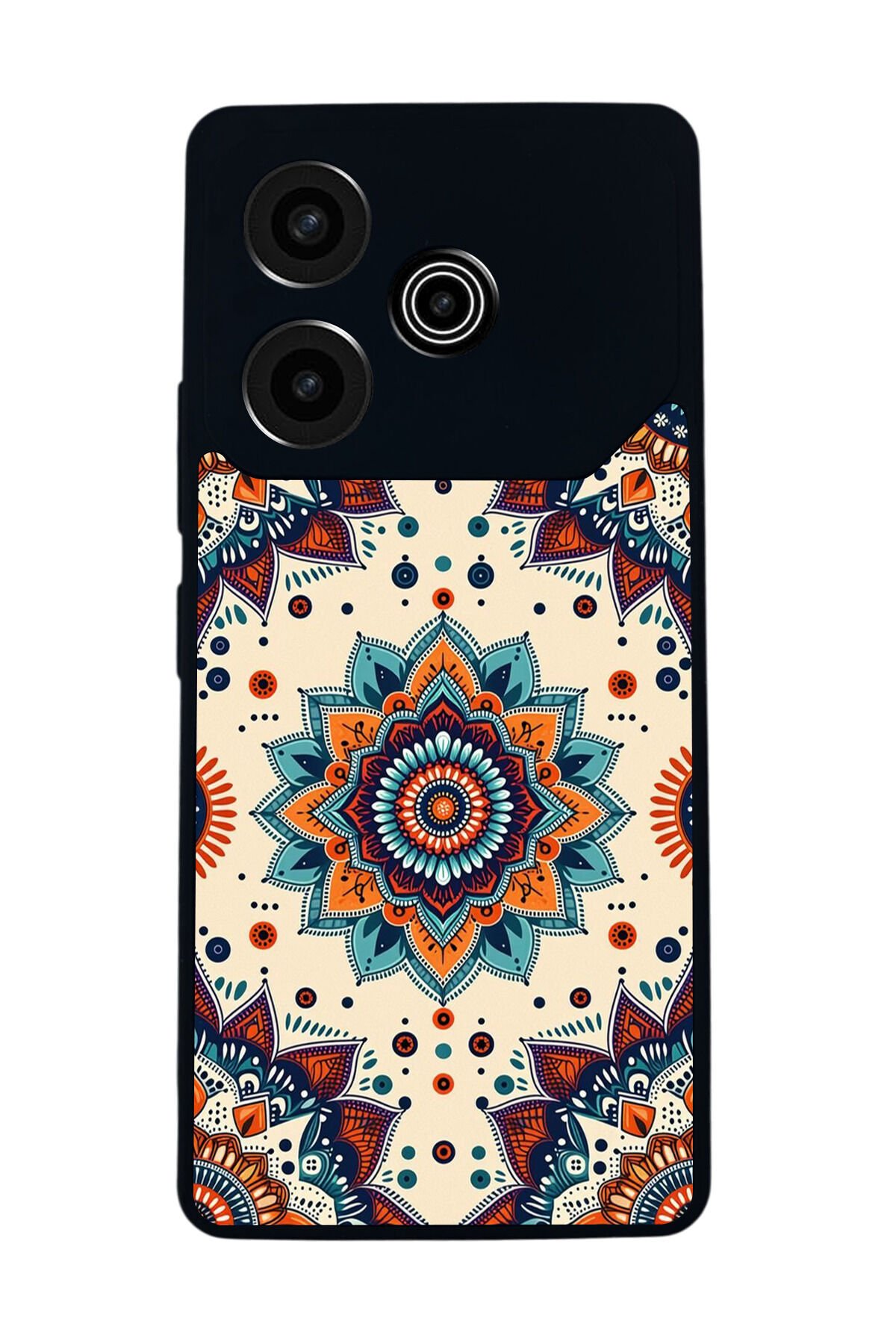 Tecno Pova 6 Uyumlu Mandaal Tasarımlı Glossy Premium Kılıf