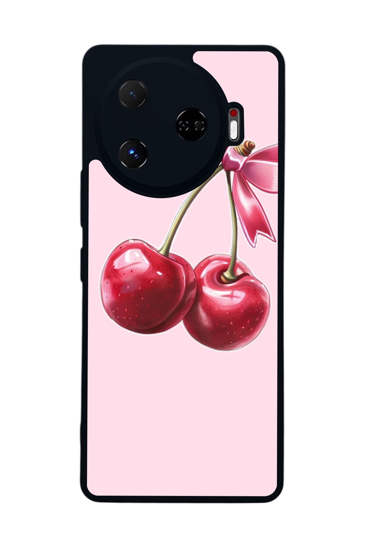 Tecno Camon 30 Pro Uyumlu Kiraz Tasarımlı Glossy Premium Kılıf