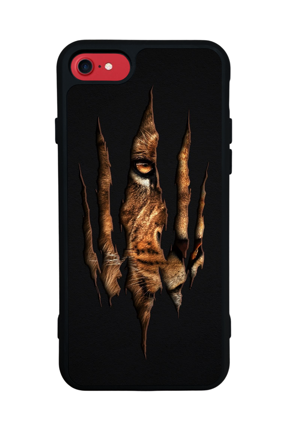 iPhone 7 Uyumlu Aslan Tasarımlı Glossy Premium Kılıf