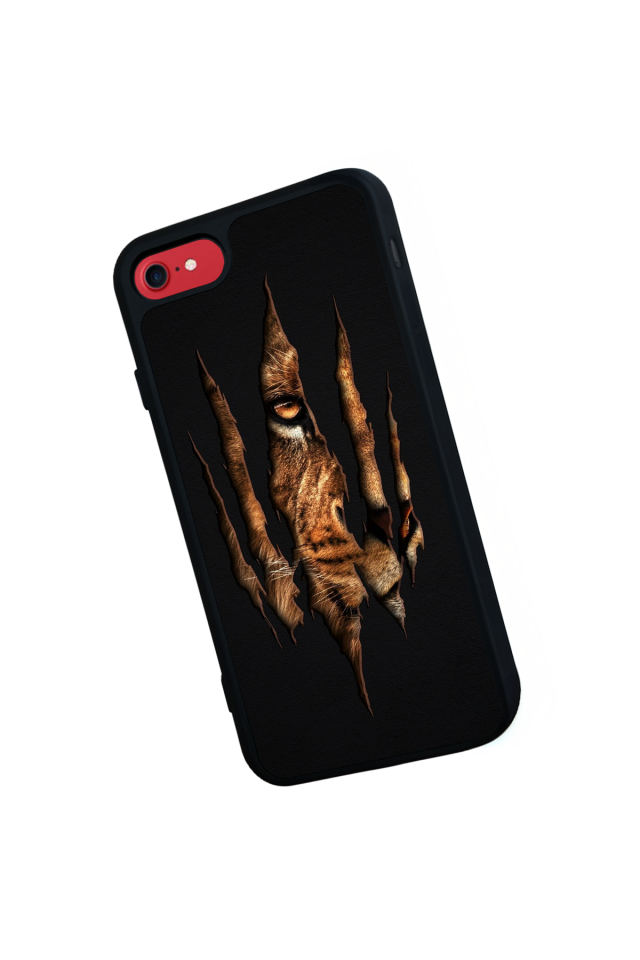 iPhone 7 Uyumlu Aslan Tasarımlı Glossy Premium Kılıf