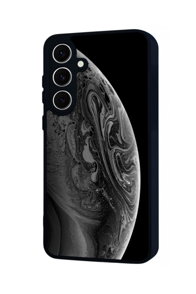 Samsung Galaxy A16 Uyumlu Ay Tasarımlı Glossy Premium Kılıf