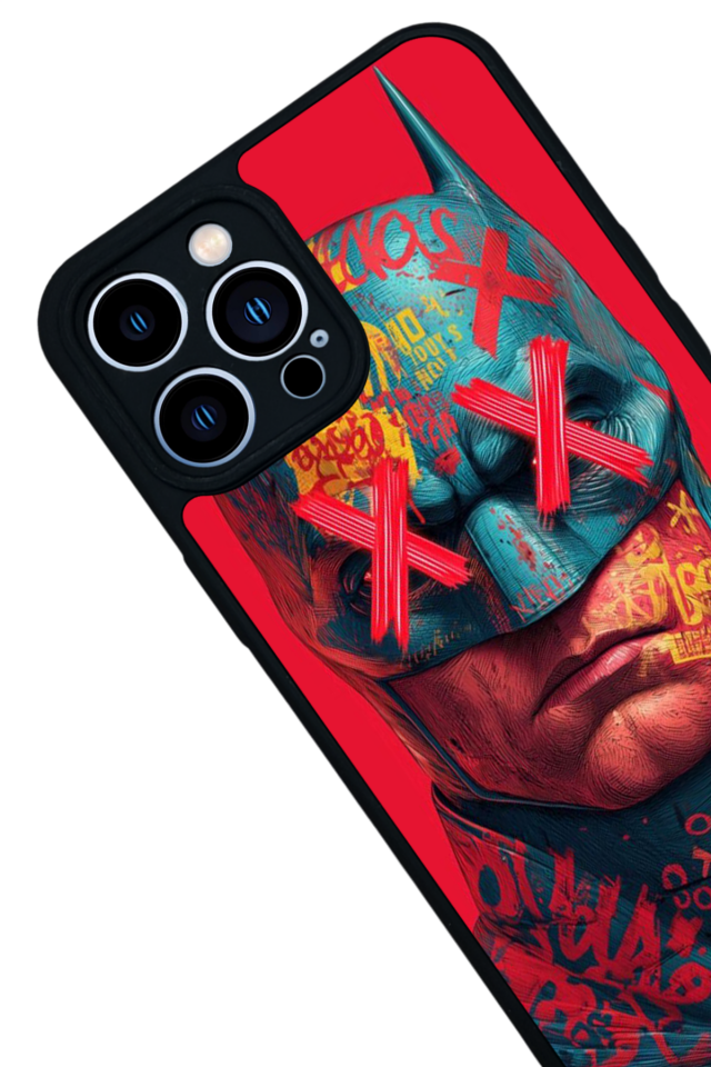 iPhone 12 Pro Max Uyumlu Batman Tasarımlı Glossy Premium Kılıf