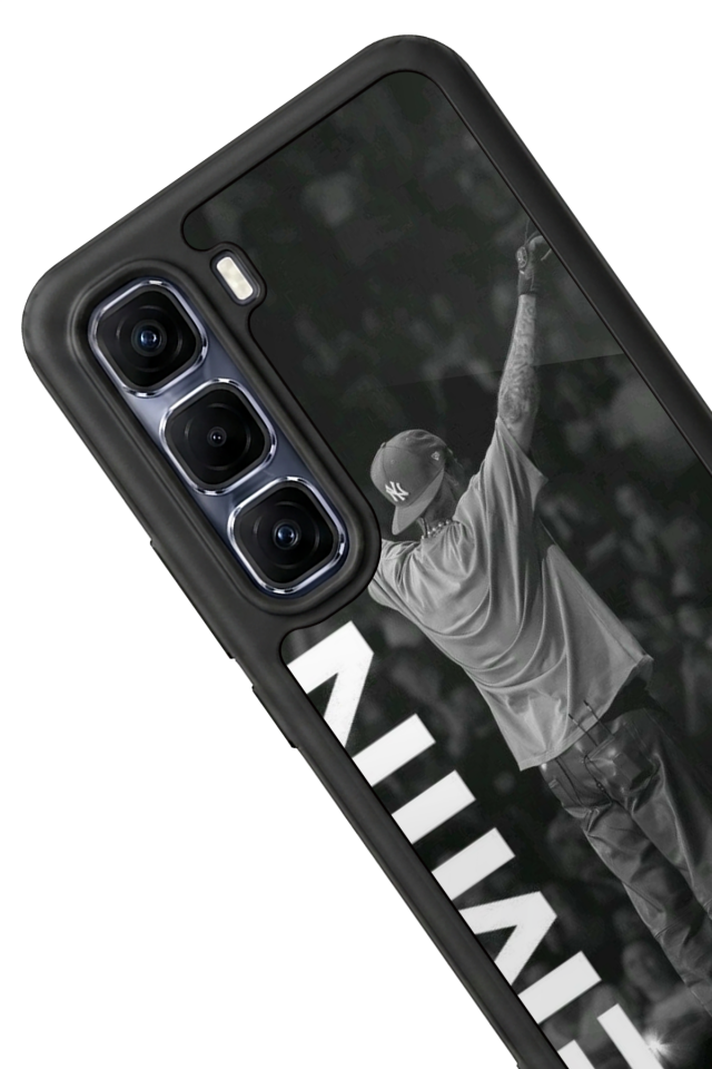 Infinix Hot 60 Pro Plus Uyumlu Eminem Tasarımlı Glossy Premium Kılıf