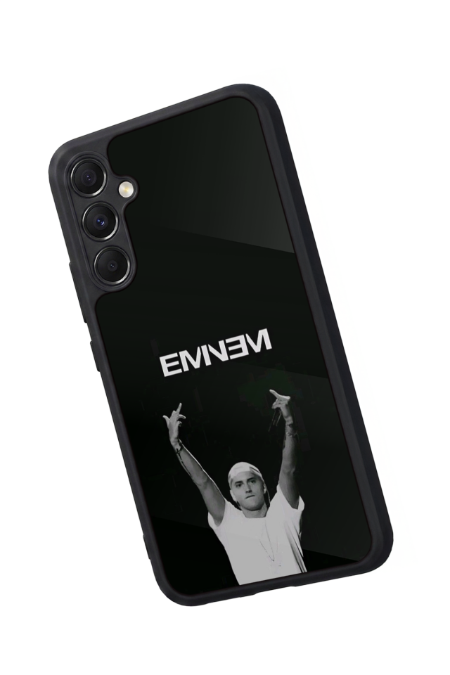 Samsung Galaxy A34 Uyumlu Eminem Tasarımlı Glossy Premium Kılıf