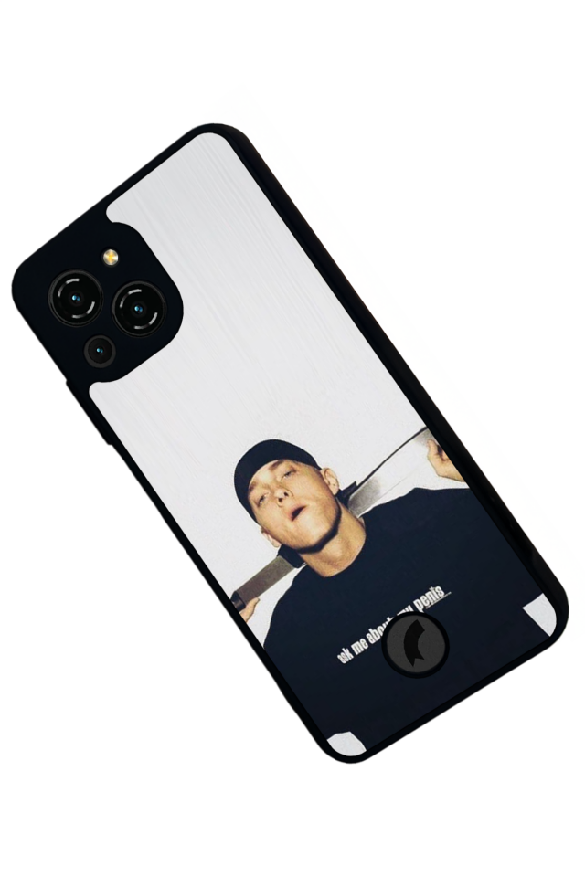 Reeder S23 Pro Max Uyumlu Eminem Tasarımlı Glossy Premium Kılıf