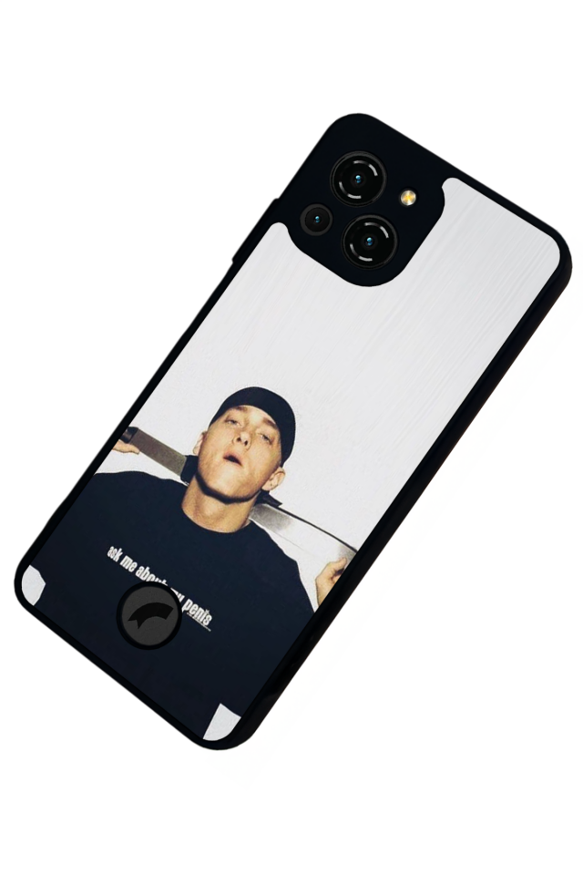 Reeder S23 Pro Max Uyumlu Eminem Tasarımlı Glossy Premium Kılıf