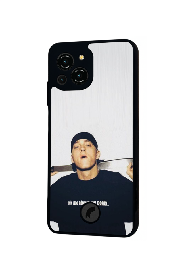 Reeder S23 Pro Max Uyumlu Eminem Tasarımlı Glossy Premium Kılıf