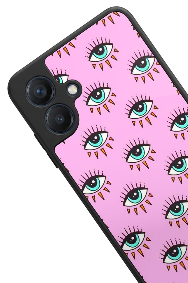 Samsung Galaxy A07 Uyumlu Göz Tasarımlı Glossy Premium Kılıf