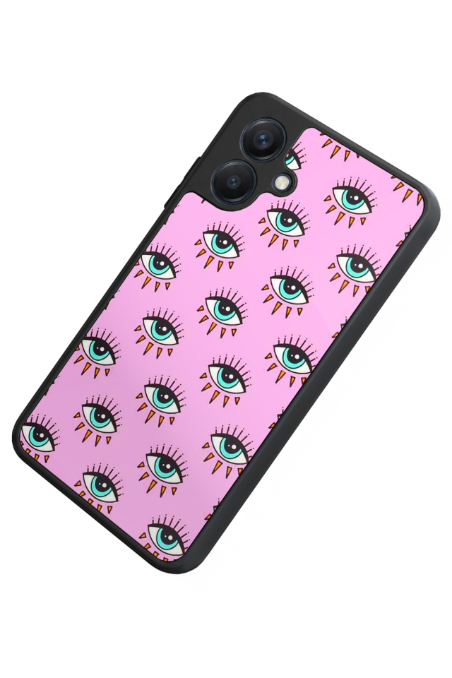 Samsung Galaxy A07 Uyumlu Göz Tasarımlı Glossy Premium Kılıf