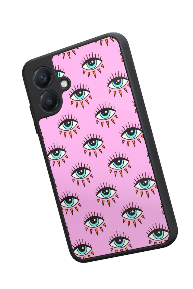 Samsung Galaxy A07 Uyumlu Göz Tasarımlı Glossy Premium Kılıf