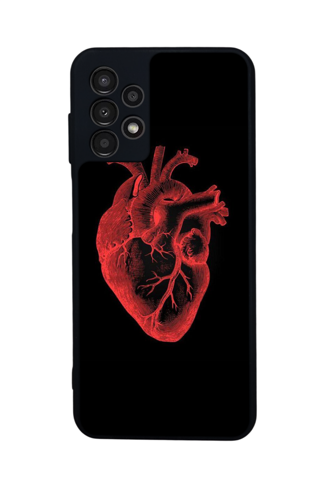 Samsung Galaxy A13 Uyumlu Kalp Love Tasarımlı Glossy Premium Kılıf