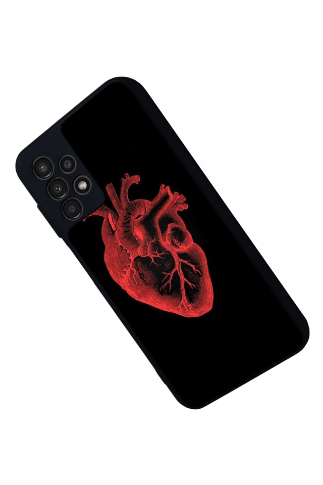 Samsung Galaxy A13 Uyumlu Kalp Love Tasarımlı Glossy Premium Kılıf