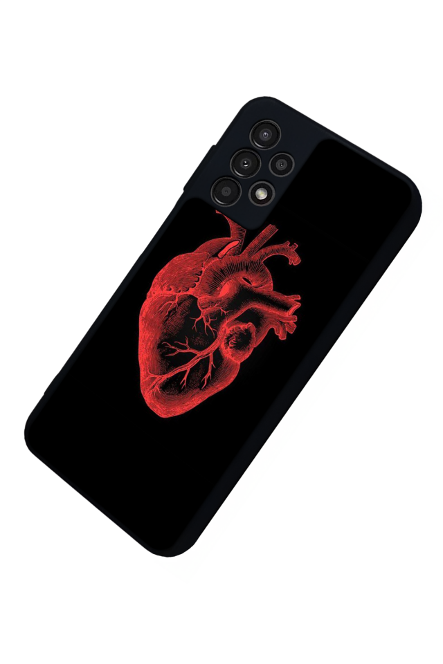 Samsung Galaxy A13 Uyumlu Kalp Love Tasarımlı Glossy Premium Kılıf