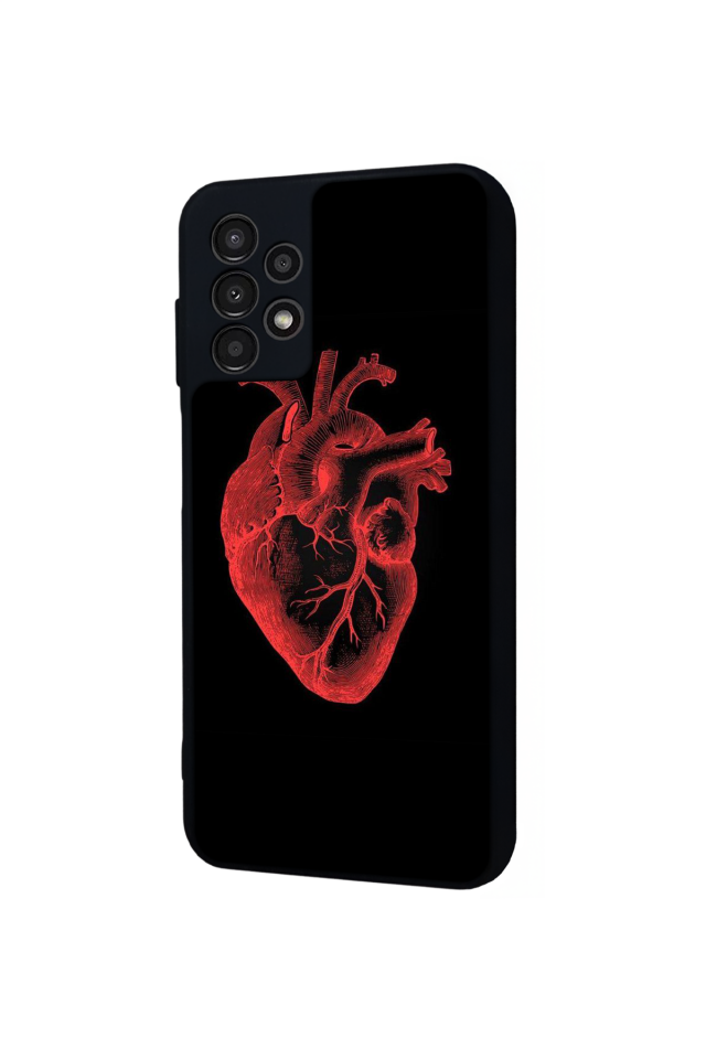 Samsung Galaxy A13 Uyumlu Kalp Love Tasarımlı Glossy Premium Kılıf
