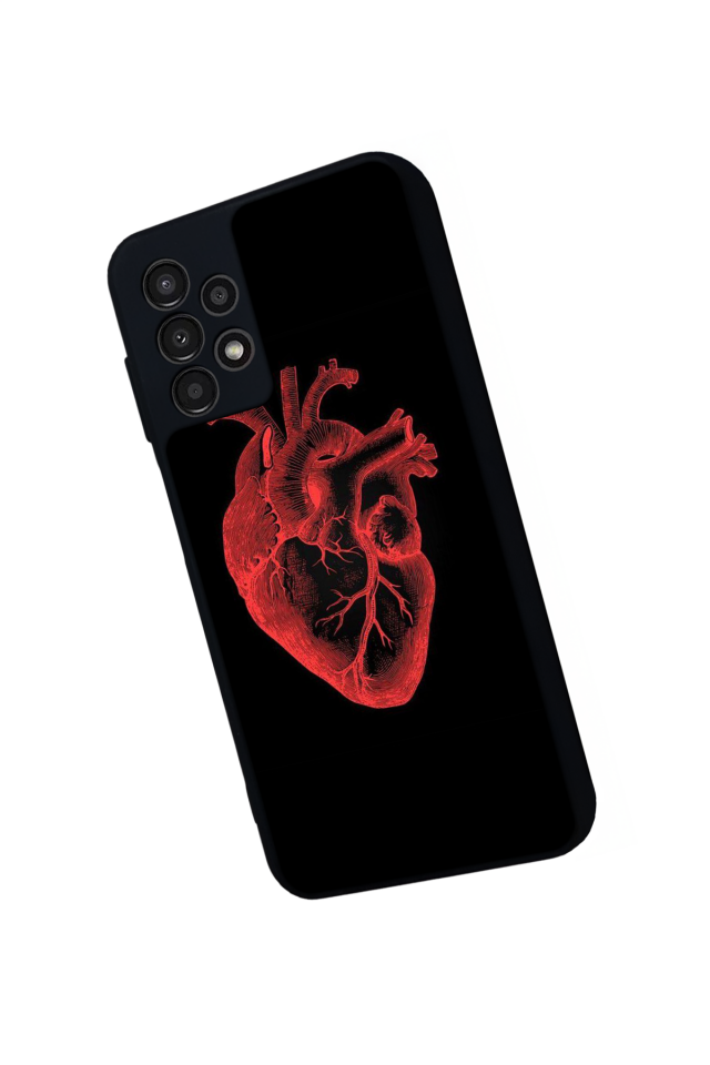 Samsung Galaxy A13 Uyumlu Kalp Love Tasarımlı Glossy Premium Kılıf