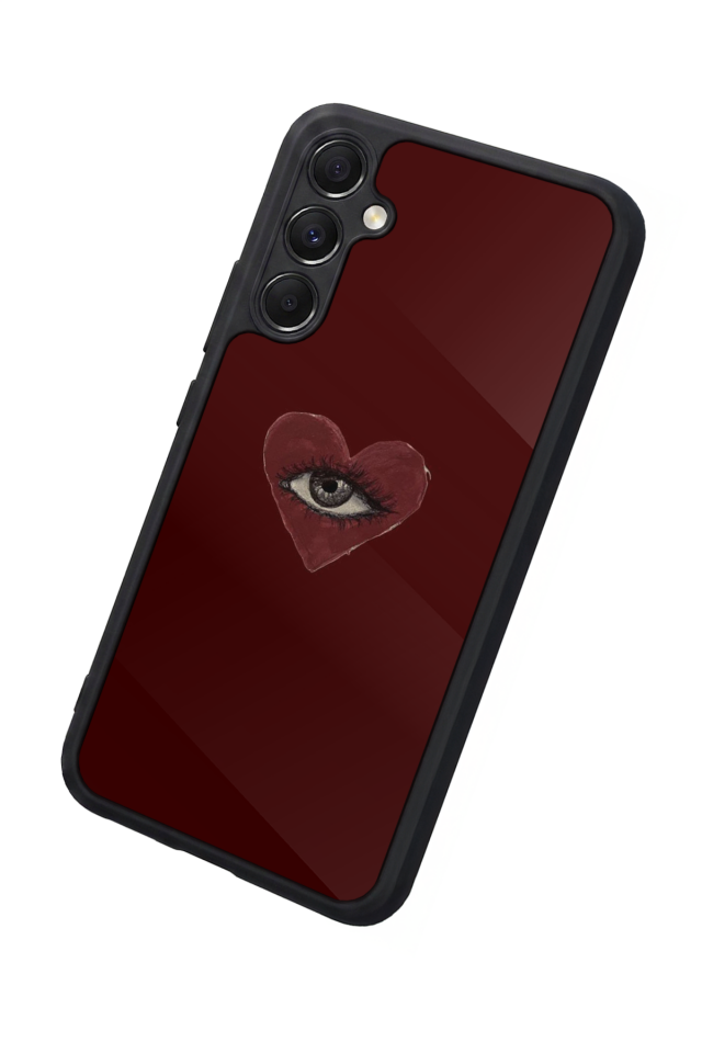 Samsung Galaxy M34 Uyumlu Kalp Love Tasarımlı Glossy Premium Kılıf