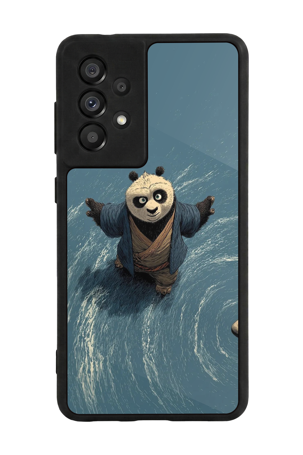 Samsung Galaxy A73 Uyumlu Kung Fu Panda Tasarımlı Glossy Premium Kılıf