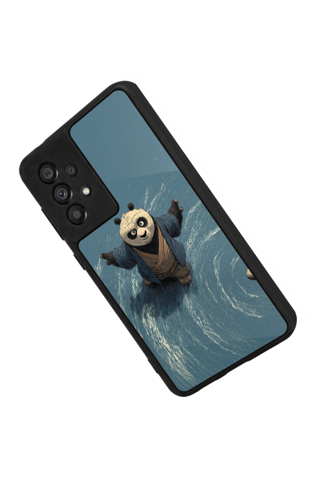 Samsung Galaxy A73 Uyumlu Kung Fu Panda Tasarımlı Glossy Premium Kılıf