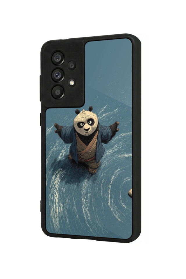 Samsung Galaxy A73 Uyumlu Kung Fu Panda Tasarımlı Glossy Premium Kılıf