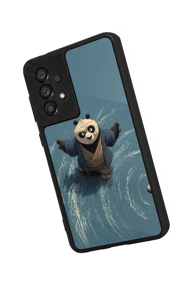 Samsung Galaxy A73 Uyumlu Kung Fu Panda Tasarımlı Glossy Premium Kılıf
