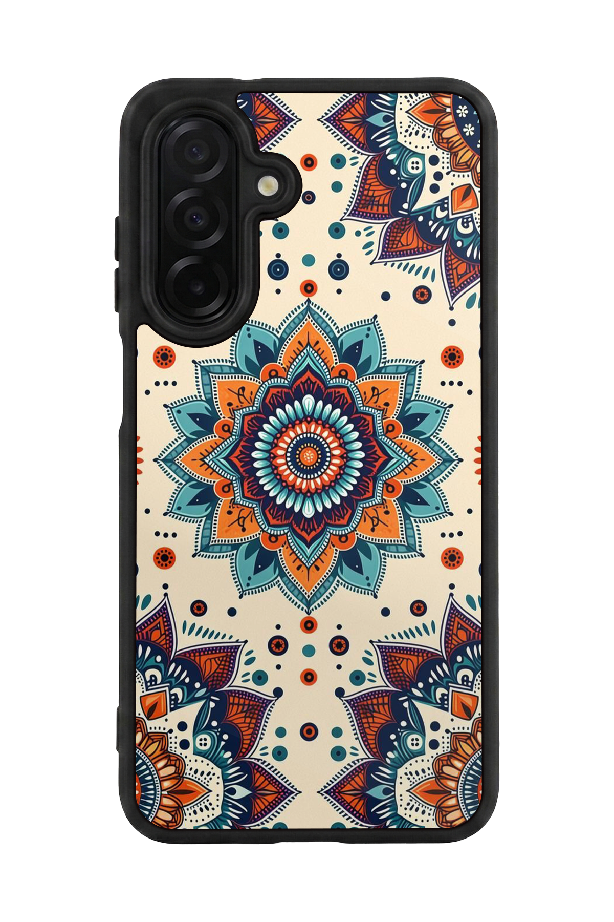 Samsung Galaxy A56 Uyumlu Mandaal Tasarımlı Glossy Premium Kılıf