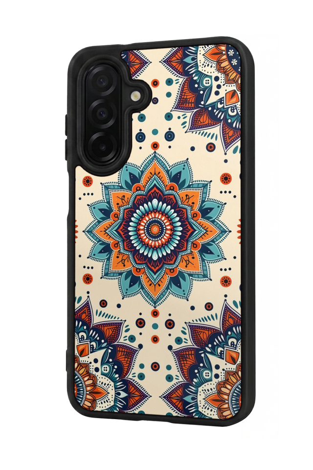 Samsung Galaxy A56 Uyumlu Mandaal Tasarımlı Glossy Premium Kılıf