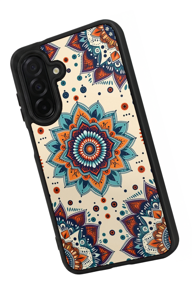 Samsung Galaxy A56 Uyumlu Mandaal Tasarımlı Glossy Premium Kılıf