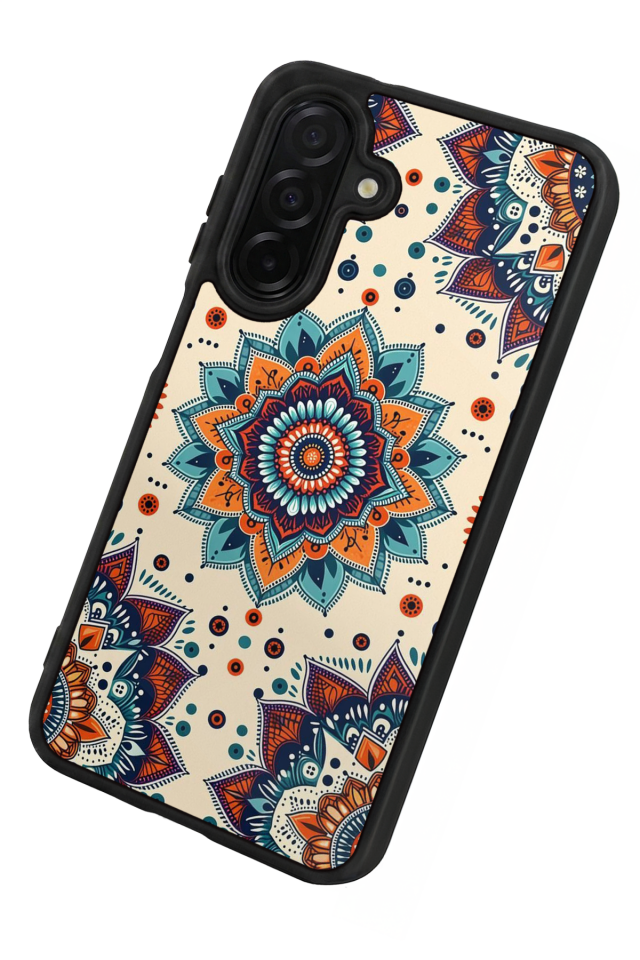 Samsung Galaxy A56 Uyumlu Mandaal Tasarımlı Glossy Premium Kılıf