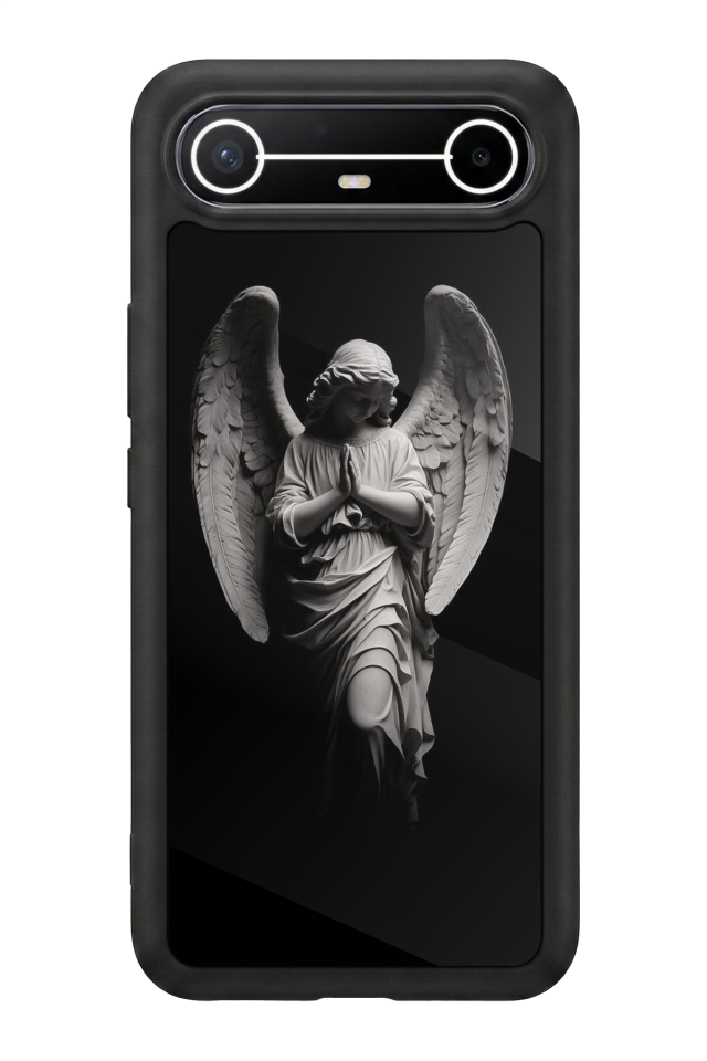 Tecno Spark Slim 5G Uyumlu Melek Tasarımlı Glossy Premium Kılıf