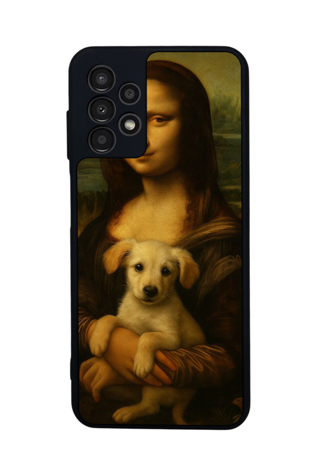 Samsung Galaxy A23 Uyumlu Monalisa Tasarımlı Glossy Premium Kılıf