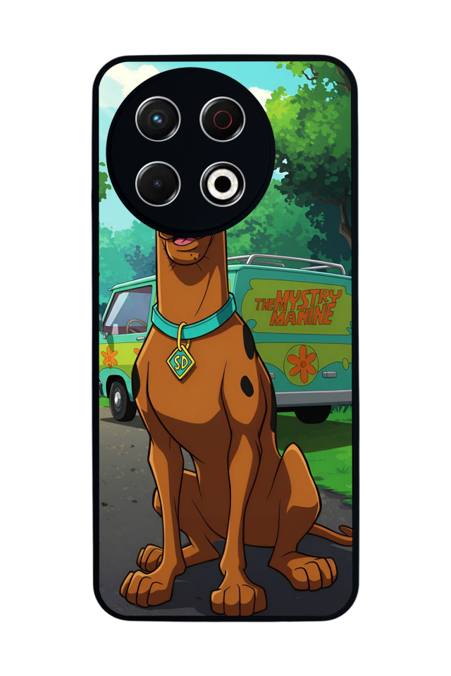 Tecno Spark 30 Pro Uyumlu Scooby Doo Tasarımlı Glossy Premium Kılıf