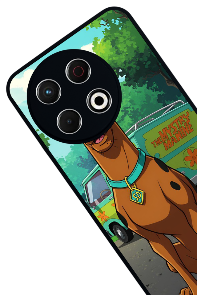 Tecno Spark 30 Pro Uyumlu Scooby Doo Tasarımlı Glossy Premium Kılıf