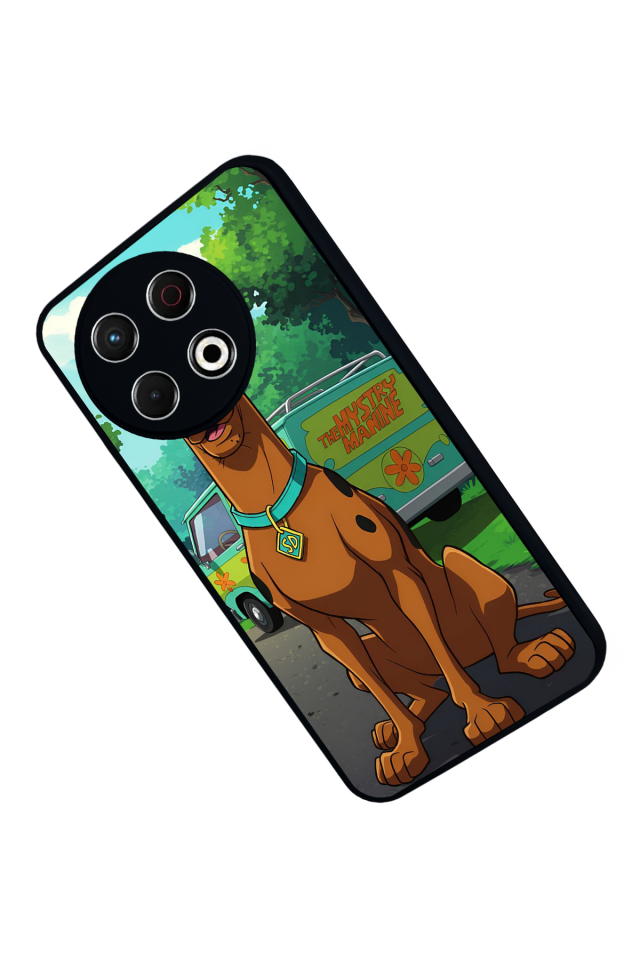 Tecno Spark 30 Pro Uyumlu Scooby Doo Tasarımlı Glossy Premium Kılıf