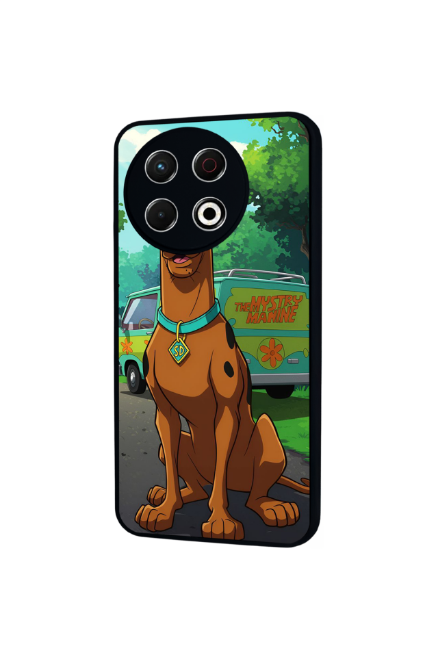 Tecno Spark 30 Pro Uyumlu Scooby Doo Tasarımlı Glossy Premium Kılıf