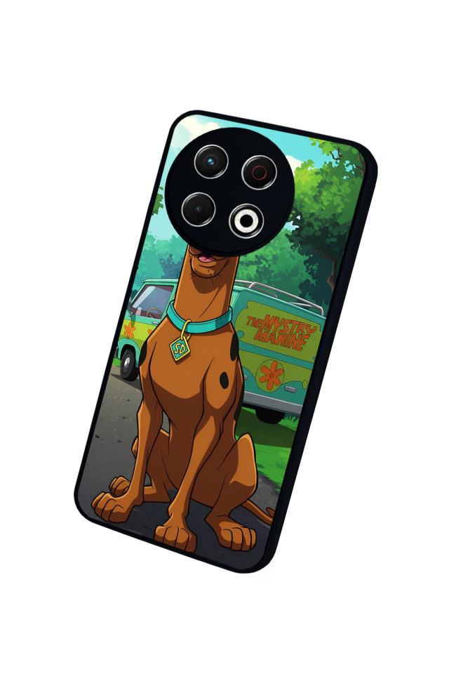 Tecno Spark 30 Pro Uyumlu Scooby Doo Tasarımlı Glossy Premium Kılıf