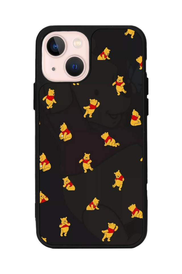 iPhone 13/14 Uyumlu Winnie Tasarımlı Glossy Premium Kılıf